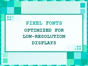 The Best Pixel Fonts for Vintage Monitors